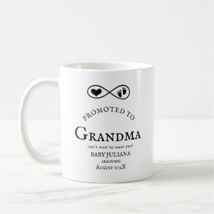 Promotie naar GrandMa Zwangerschapsaankondiging Mo Koffiemok