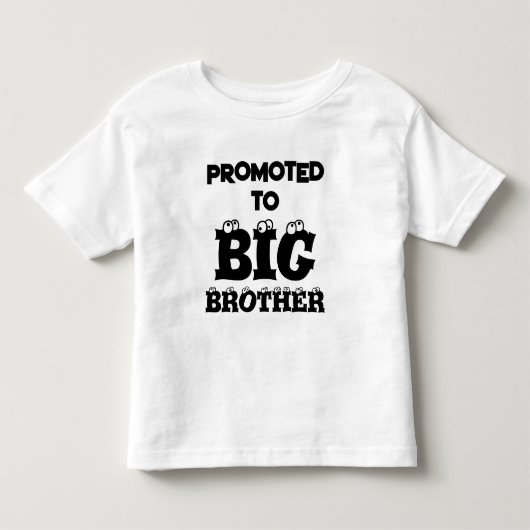 PROMOTIE NAAR GROOT BROER BABY AANKONDIGING  KINDER SHIRTS (Voorkant)