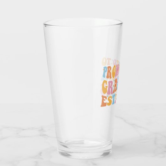 Promotie naar Oma Est. 2025 III Glas (Rechts)