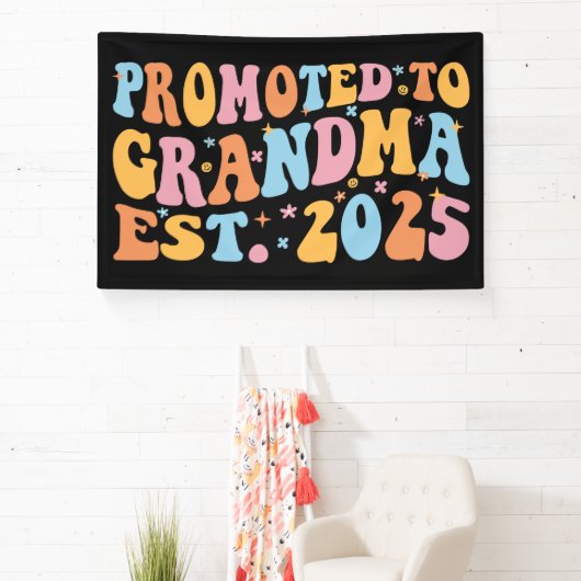 Promotie naar Oma Est. 2025 III Spandoek (Insitu)