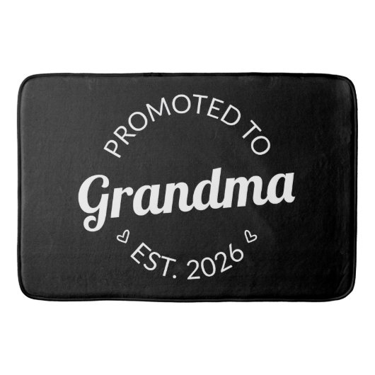 Promotie naar Oma Est. 2026 I Badmat (Voorkant)
