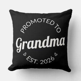 Promotie naar Oma Est. 2026 I Kussen