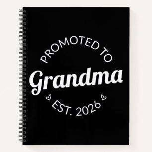 Promotie naar Oma Est. 2026 I Notitieboek