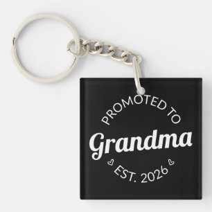 Promotie naar Oma Est. 2026 I Sleutelhanger
