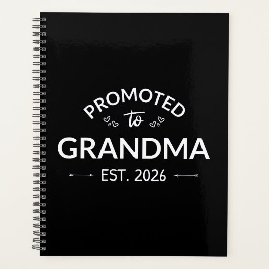 Promotie naar Oma Est. 2026 II Planner (Voorkant)
