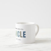 Promotie naar Uncle EST 2025 | Gepersonaliseerd Espresso Kop (Voorkant rechts)