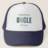 Promotie naar Uncle EST 2025 | Nieuwe oom Trucker Pet (Voorkant)