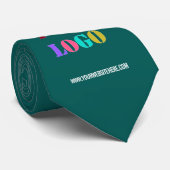 Promotie Necktie op je website voor je Logo Stropdas (Opgerold)