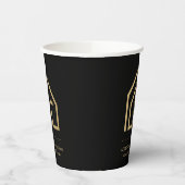 Promotie object Modern onroerend goed Papieren Bekers (Links)