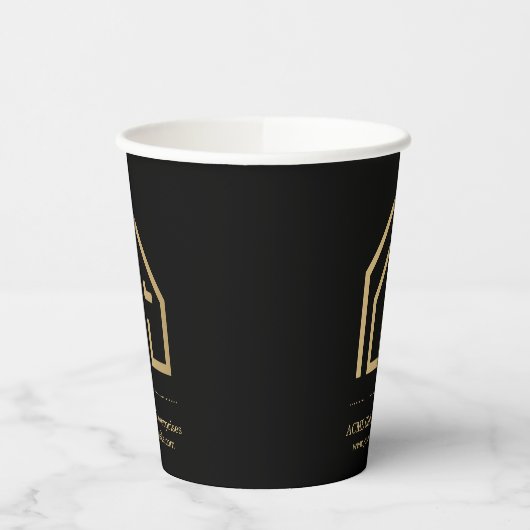 Promotie object Modern onroerend goed Papieren Bekers (Links)