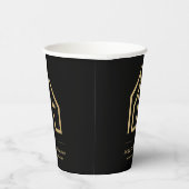 Promotie object Modern onroerend goed Papieren Bekers (Rechts)