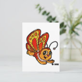 Promotie-objecten Butterfly Chloe Briefkaart (Staand voorkant)