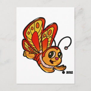 Promotie-objecten Butterfly Chloe Briefkaart