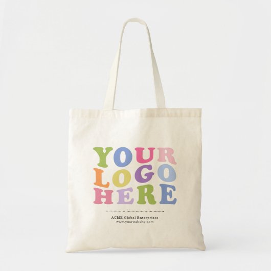 Promotie-objecten Je Logo B minimaal toevoegen Tote Bag (Voorkant)