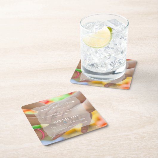 Promotie-Onderzetter dat u aanpast - HAMbyWG Kartonnen Onderzetters (Insitu)