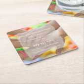 Promotie-Onderzetter dat u aanpast - HAMbyWG Kartonnen Onderzetters (Schuin)