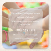 Promotie-Onderzetter dat u aanpast - HAMbyWG Kartonnen Onderzetters (Voorkant)