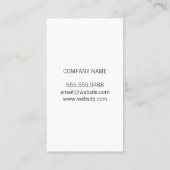 Promotie op sociale media / Grijs Visitekaartje (Achterkant)