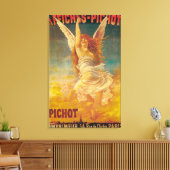 Promotie-Poster voor Affiches-Pichot Canvas Afdruk (Insitu (Woonkamer))