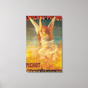 Promotie-Poster voor Affiches-Pichot Canvas Afdruk