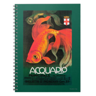 Promotie-Poster voor aquarium en stedelijk park Notitieboek