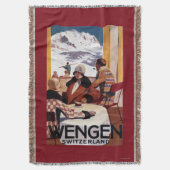 Promotie-Poster voor Downhill Club Deken (Voorkant Verticaal)