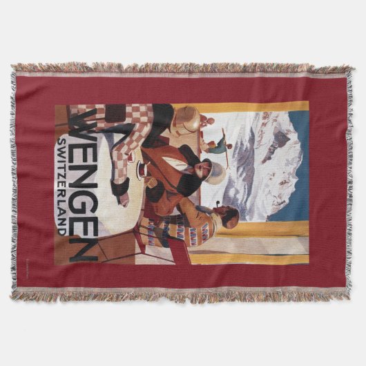 Promotie-Poster voor Downhill Club Deken (Voorkant)