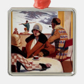 Promotie-Poster voor Downhill Club Metalen Ornament (Voorkant)