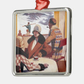 Promotie-Poster voor Downhill Club Metalen Ornament (Links)