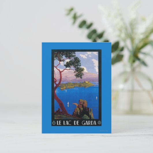 Promotie-Poster voor het Gardawmeer Briefkaart (Staand voorkant)