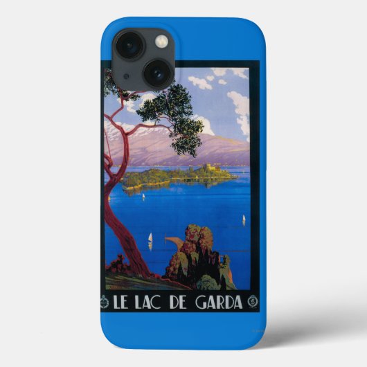 Promotie-Poster voor het Gardawmeer Case-Mate iPhone Case (Achterkant)