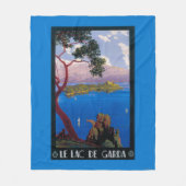 Promotie-Poster voor het Gardawmeer Fleece Deken (Voorkant)