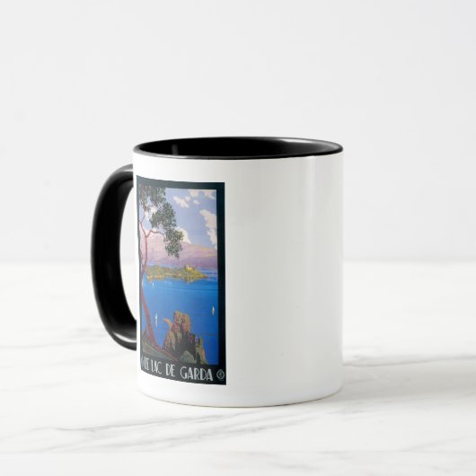 Promotie-Poster voor het Gardawmeer Mok (Voorkant links)