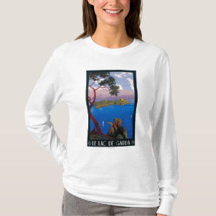 Promotie-Poster voor het Gardawmeer T-shirt