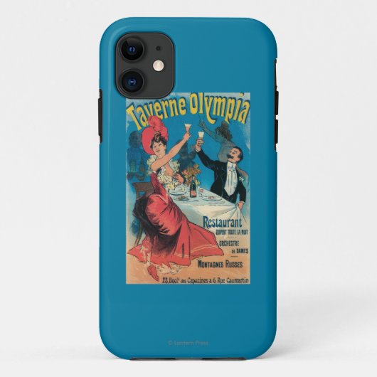 Promotie-Poster voor Taverne Olympia Case-Mate iPhone Case (Achterkant)