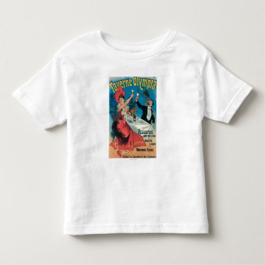 Promotie-Poster voor Taverne Olympia Kinder Shirts (Voorkant)