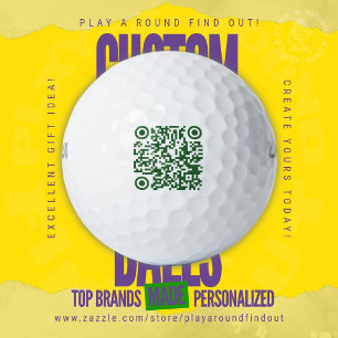 Promotie QR-code link voor bedrijfsgolfuitje om te Golfballen
