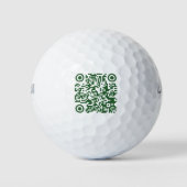 Promotie QR-code link voor bedrijfsgolfuitje om te Golfballen (Voorkant)