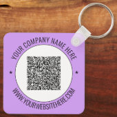 Promotie Sleutelhanger Uw QR-codenaam Website (Achterkant)