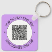 Promotie Sleutelhanger Uw QR-codenaam Website (Achterkant)