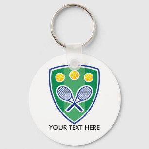 Promotie sleutelhangergift voor tennisclub sleutelhanger