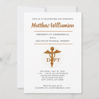 Promotie symbool voor Doctor in de Fysiotherapie Aankondiging