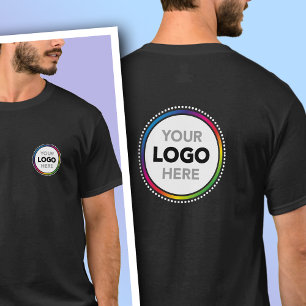 Promotie T-Shirt met logo op voor- en achterkant