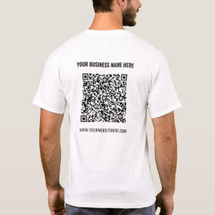 Promotie T-Shirt Uw Website van de Naam van de Inf