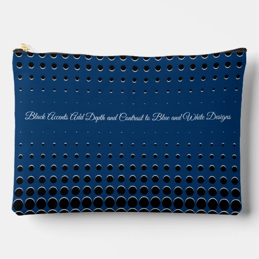 Promotie Tagline Halftoon Blauw Zwart Wit Etui (Voorkant)