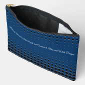Promotie Tagline Halftoon Blauw Zwart Wit Etui (Open)