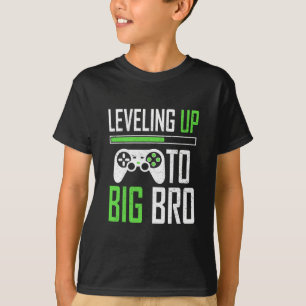 Promotie tot grote broer Gamer gepromoveerd tot gr T-shirt