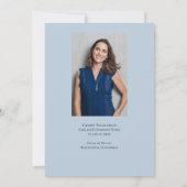 Promotie twee foto's afstuderen kaart (Achterkant)