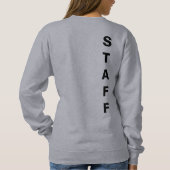 Promotie uploaden Voeg Logo vrouwen Basic Grey toe Trui (Achterkant)