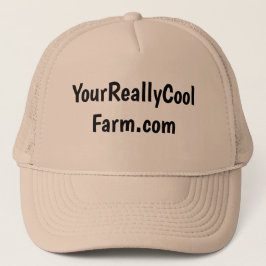 Promotie van boerderij, boerderij, ranch, boerenge trucker pet